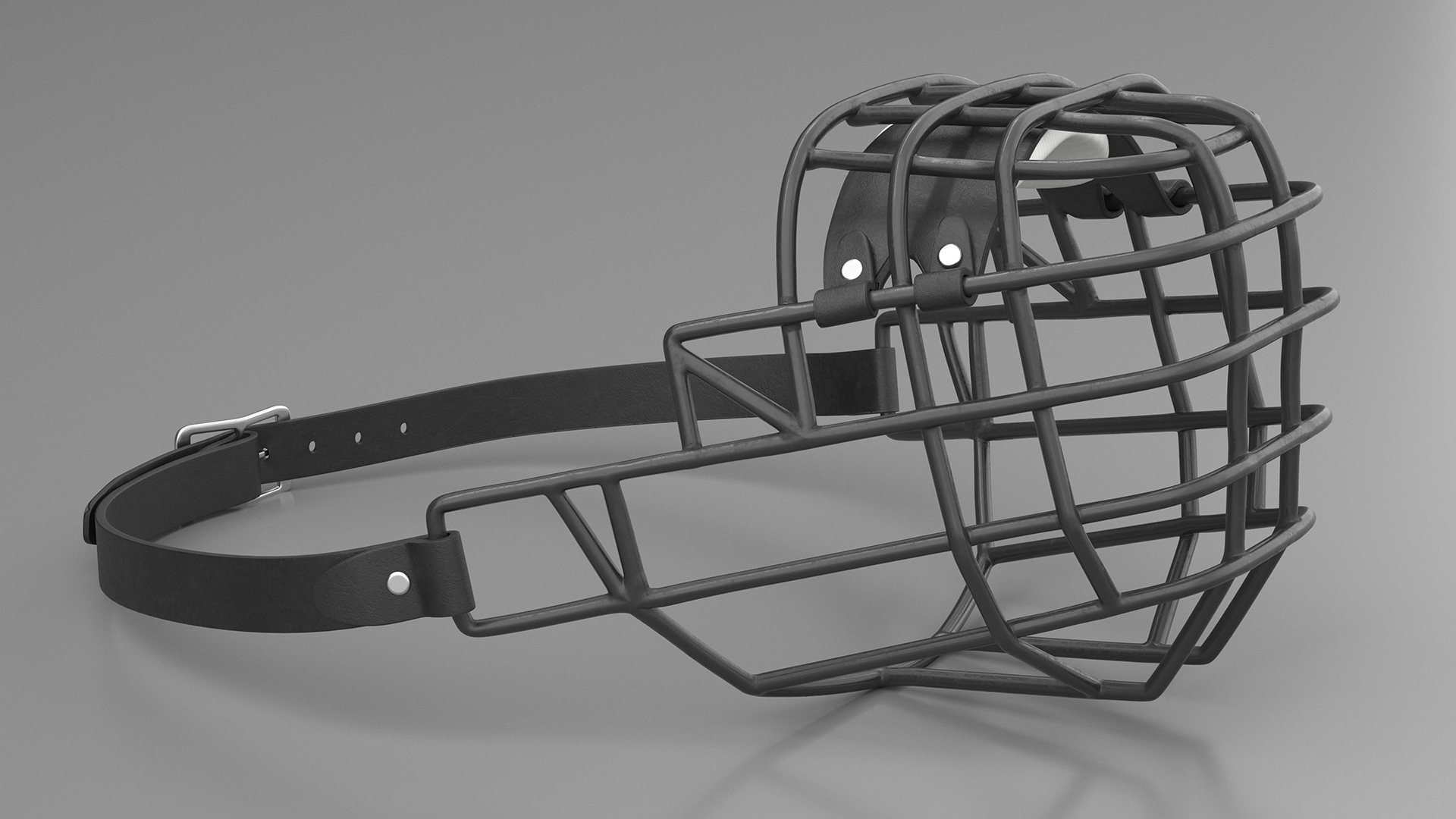 3D Cage Dog Muzzle Husky