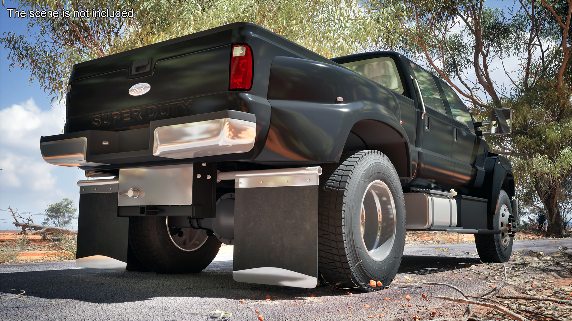 3D Ford F-650 Supertrack Pickup model