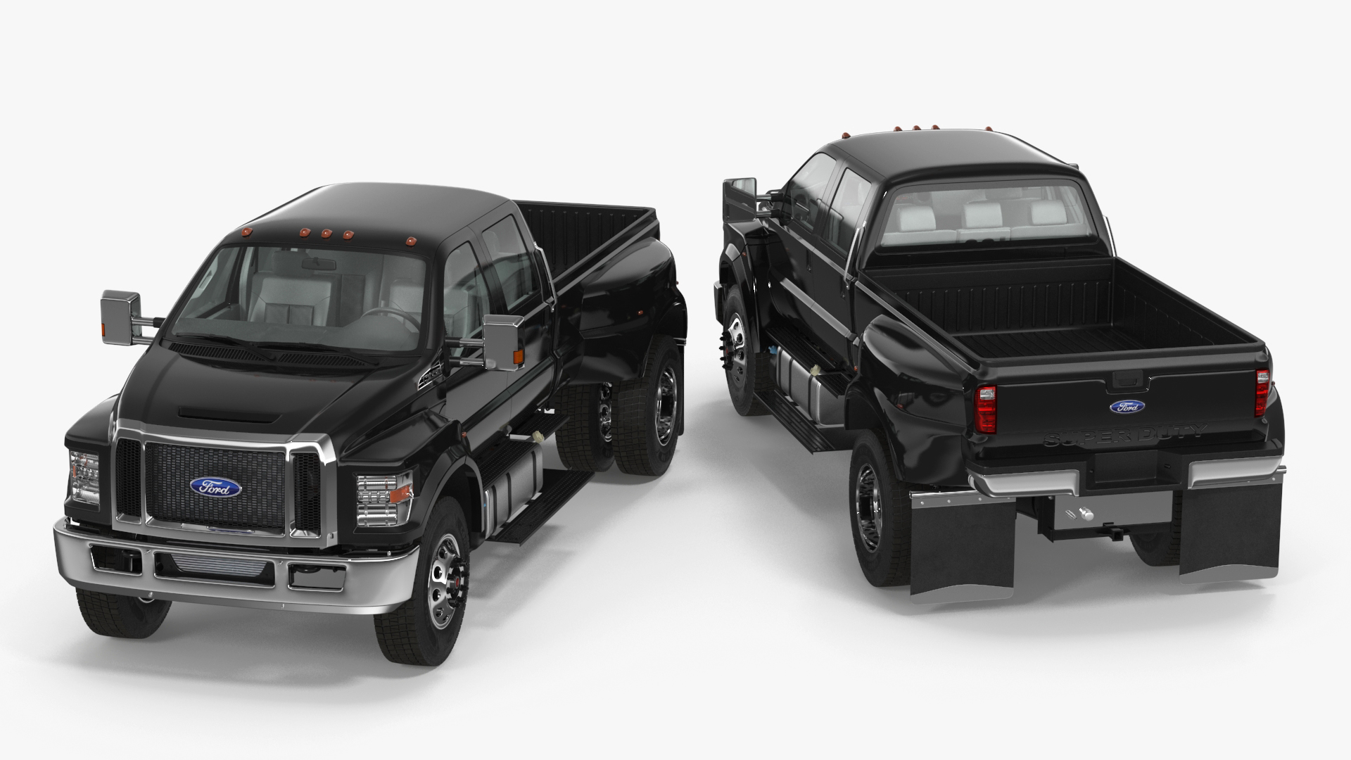 3D Ford F-650 Supertrack Pickup model