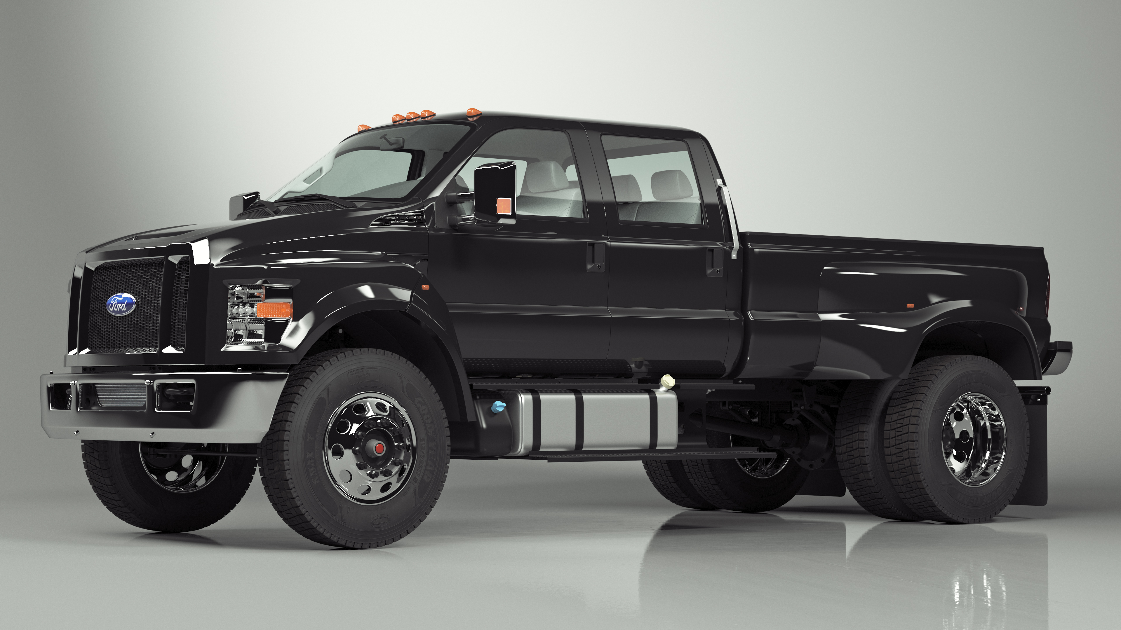 3D Ford F-650 Supertrack Pickup model