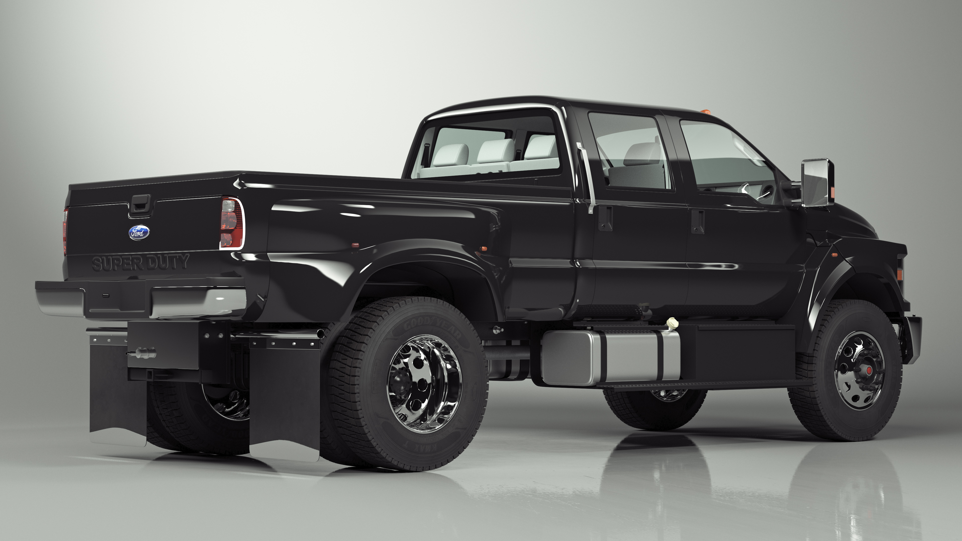 3D Ford F-650 Supertrack Pickup model