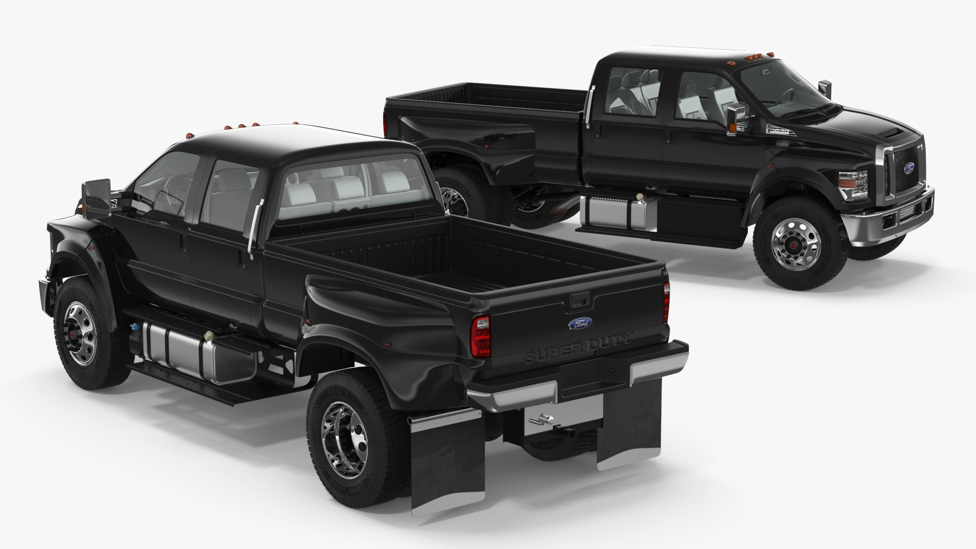 3D Ford F-650 Supertrack Pickup model