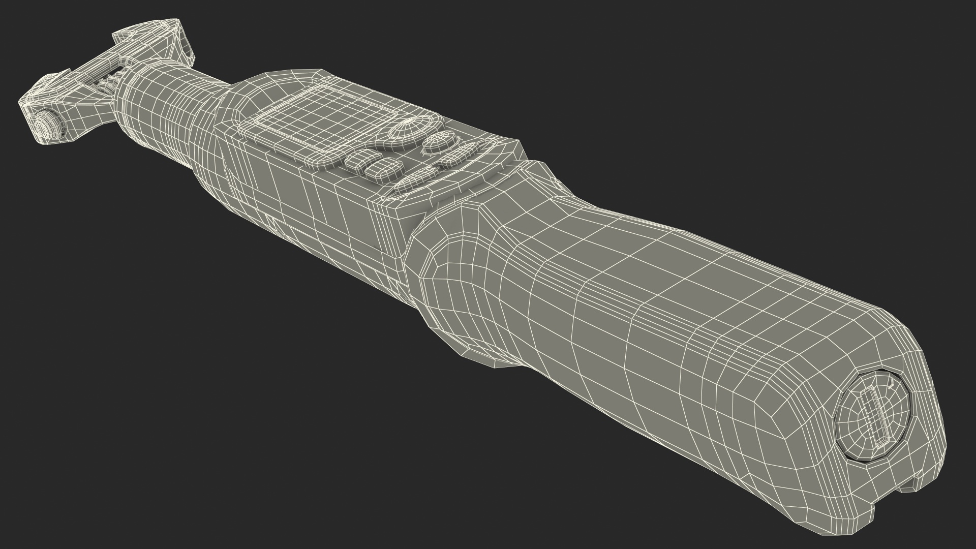 Digital Torque Wrench ON 3D model