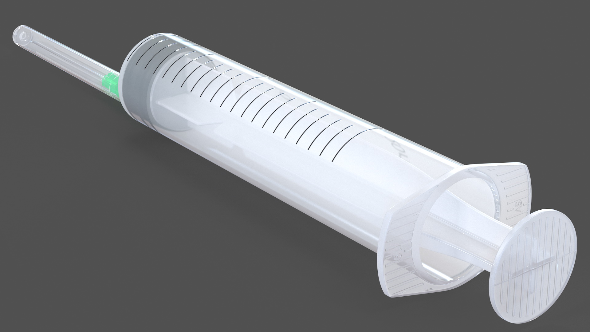 Syringe with Coronavirus Vaccine 3D