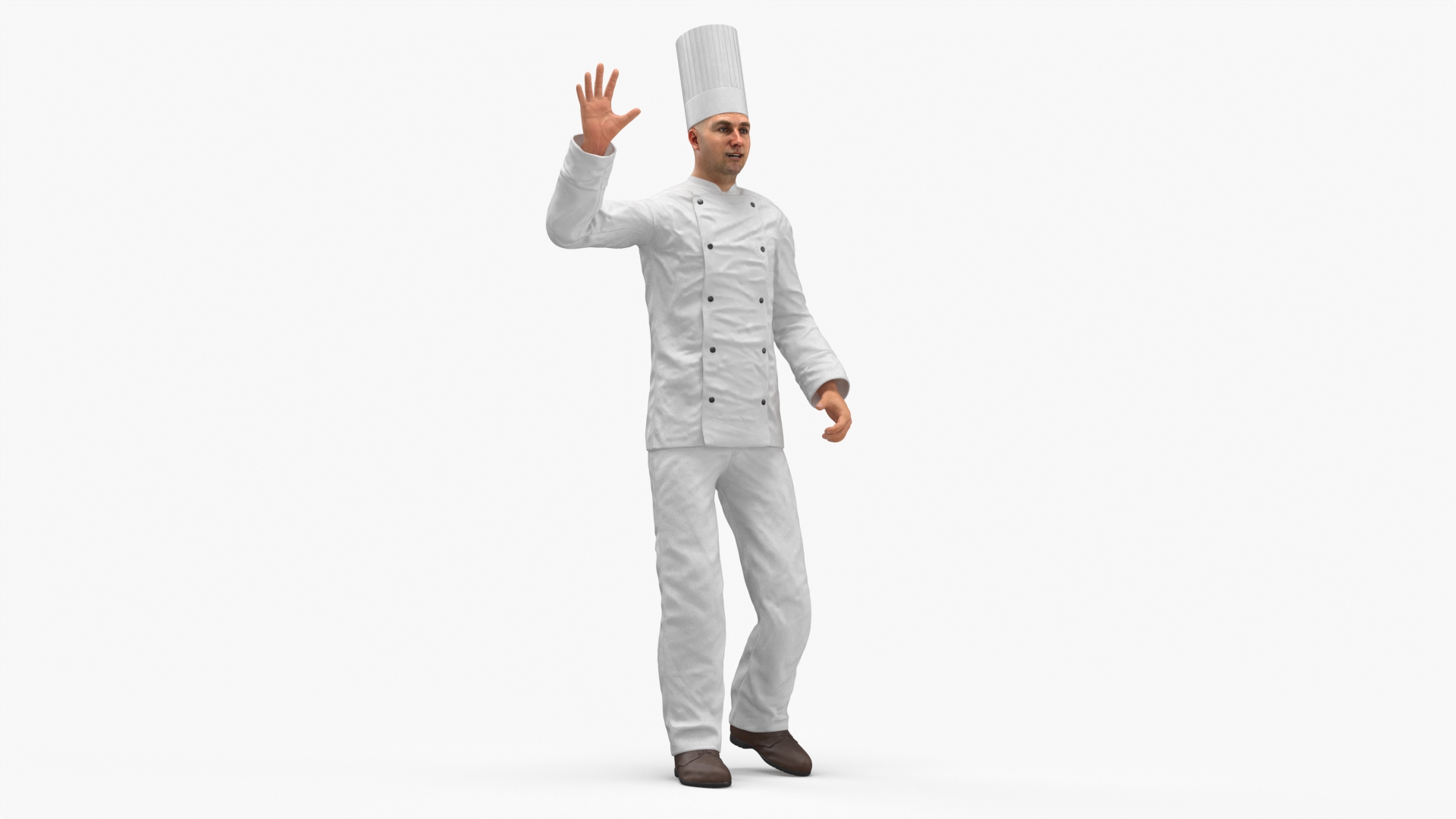 3D model Chef Rigged for Cinema 4D