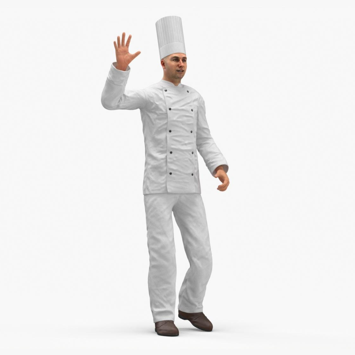 3D model Chef Rigged for Cinema 4D