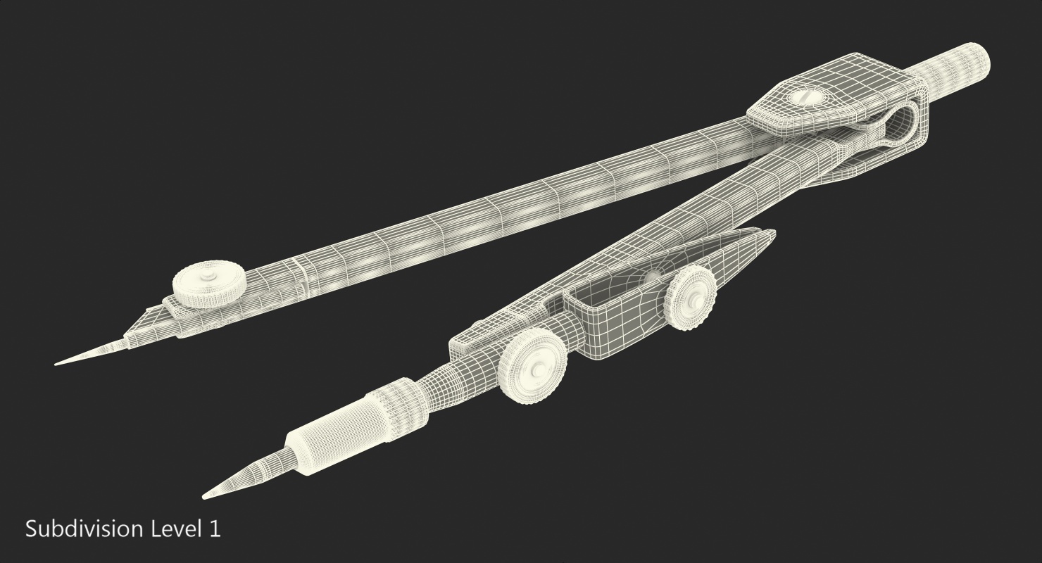 3D Drawing Compass Instrument