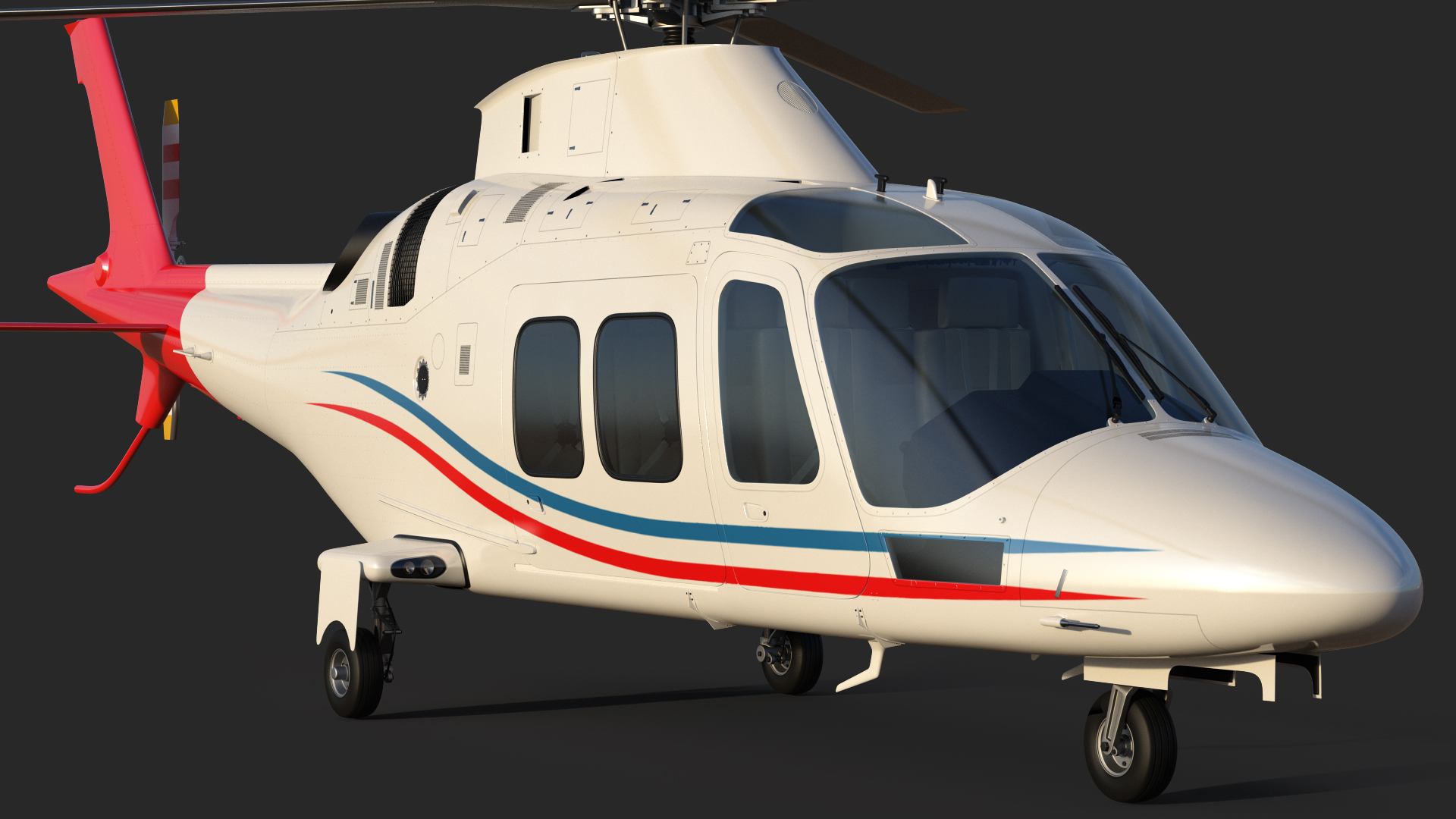 3D Multi-Purpose Helicopter Rigged