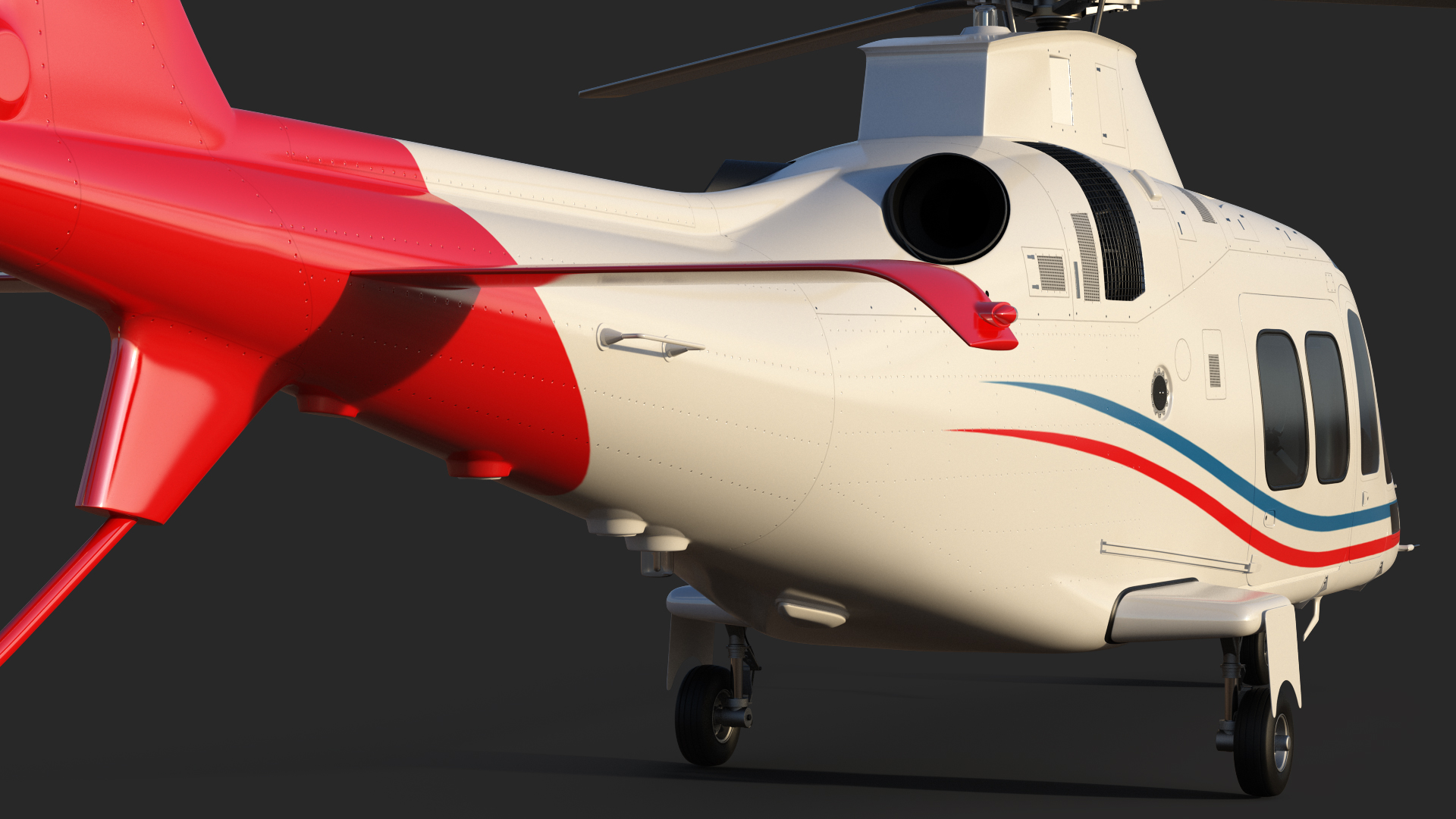 3D Multi-Purpose Helicopter Rigged