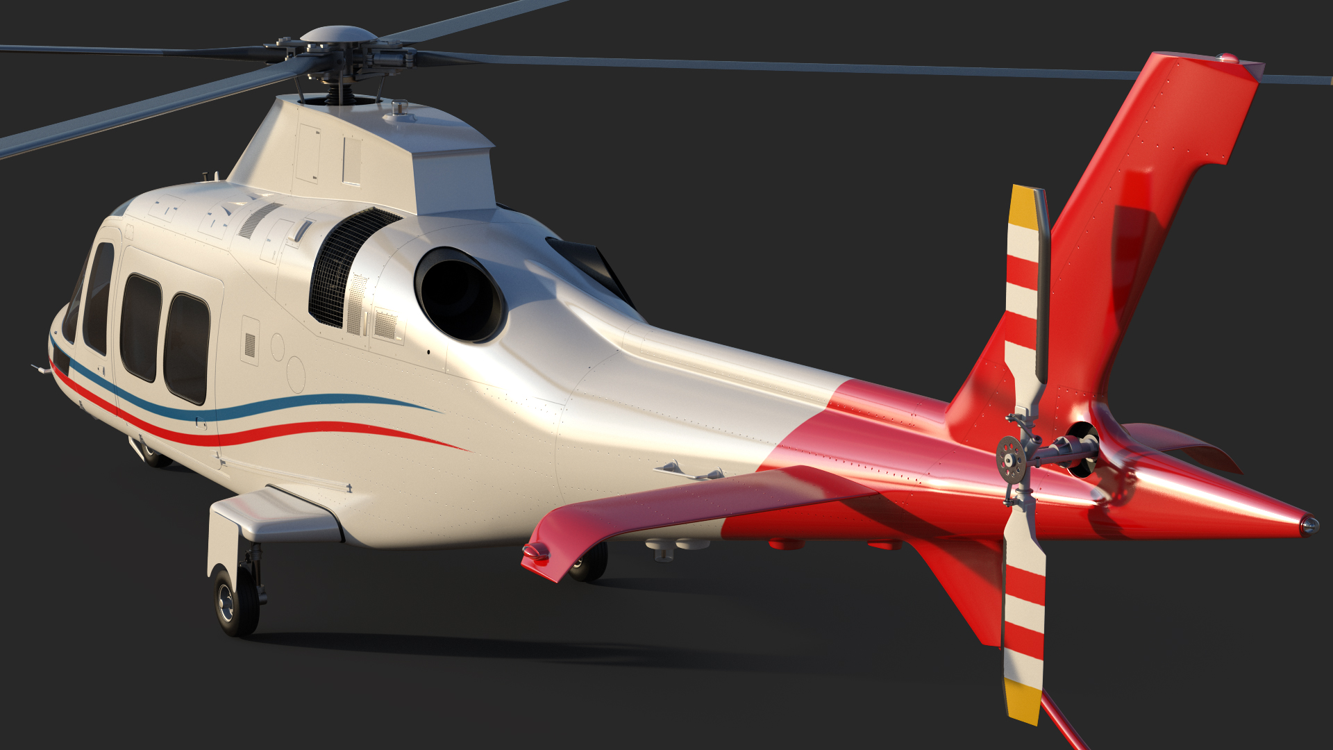 3D Multi-Purpose Helicopter Rigged