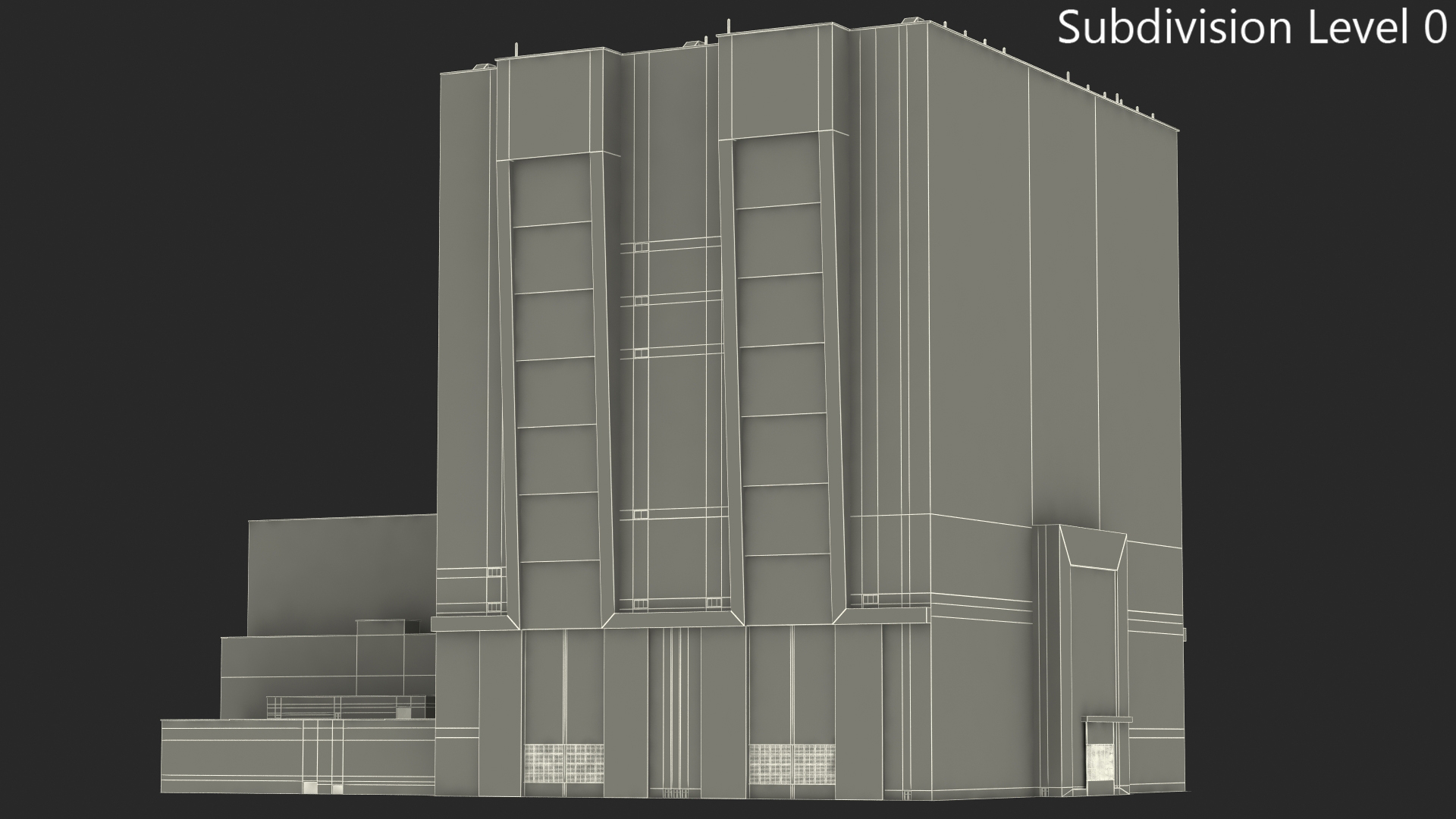 3D model Vehicle Assembly Building