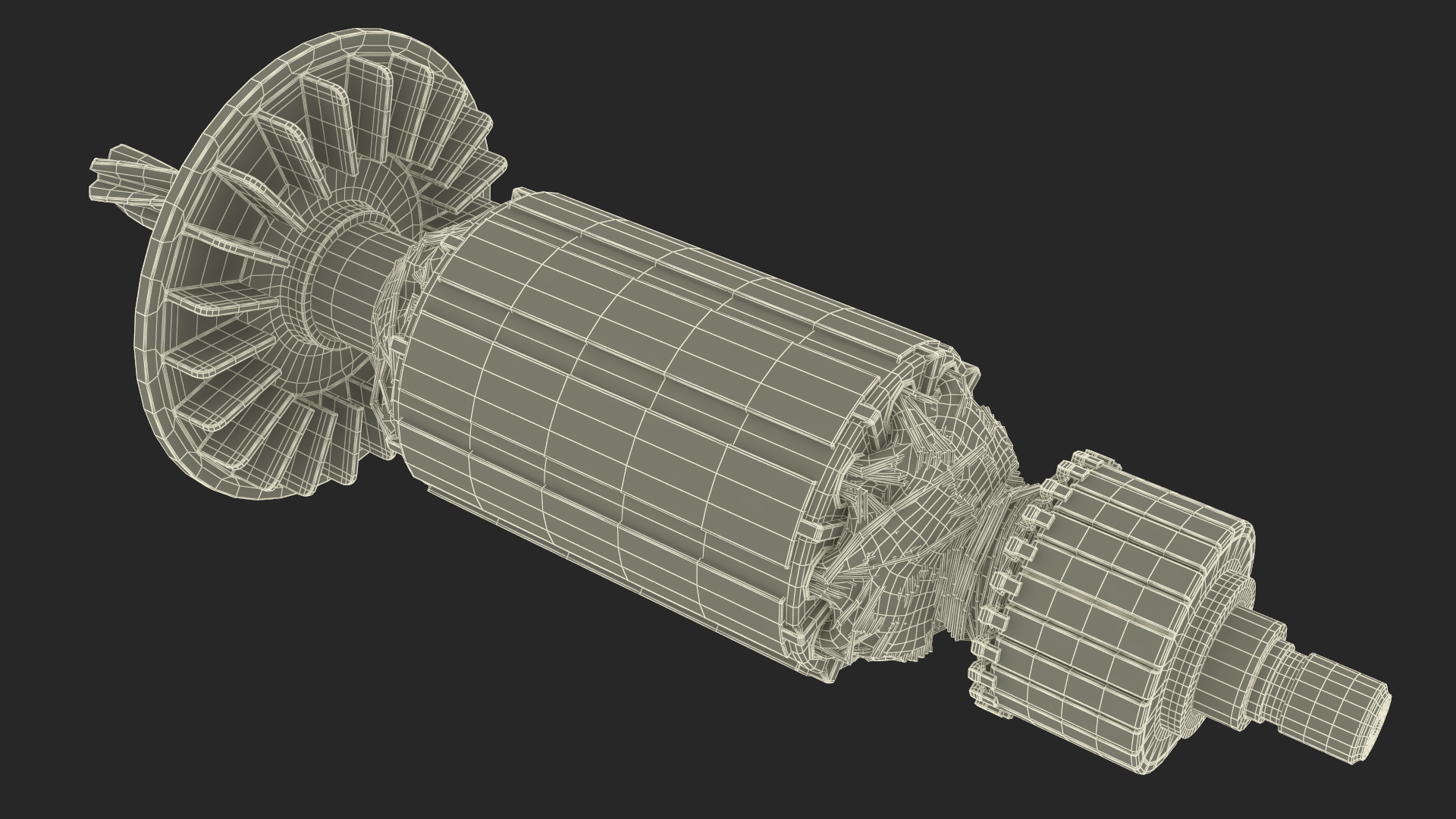 3D model Electric Motor Rotor