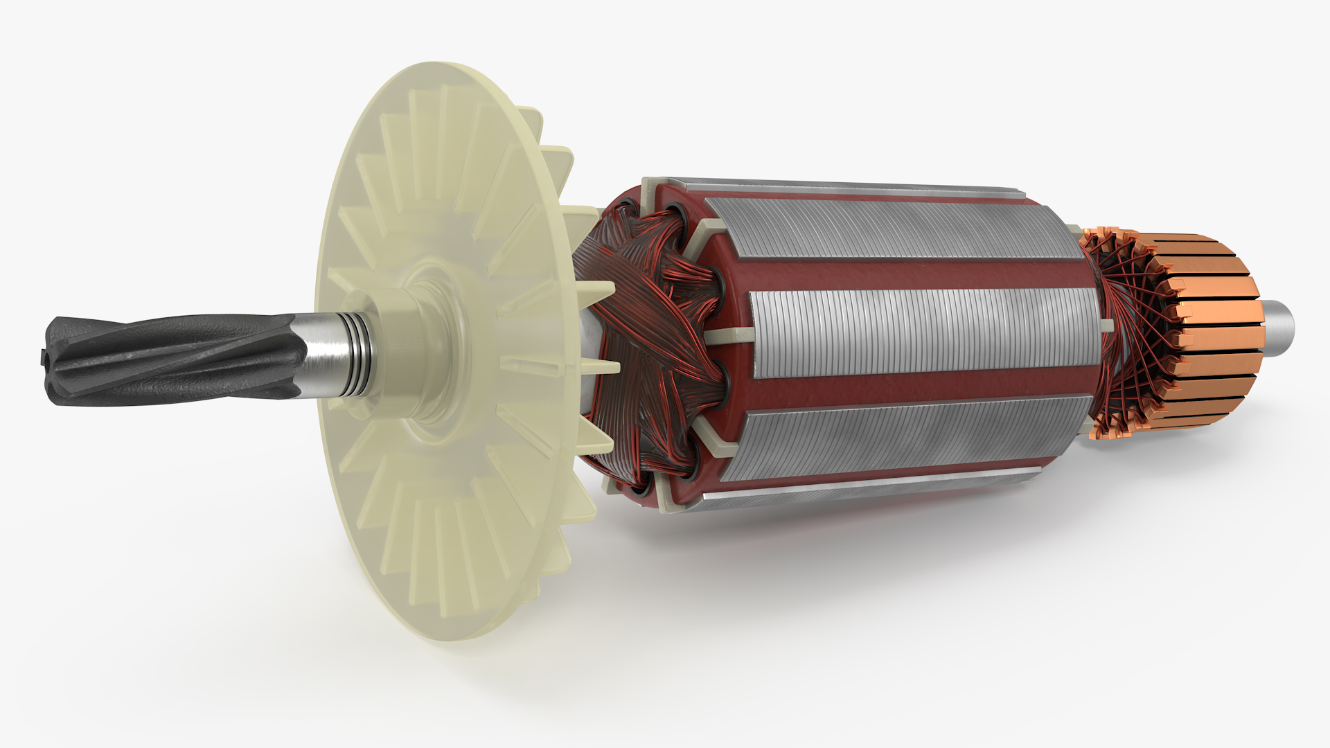 3D model Electric Motor Rotor