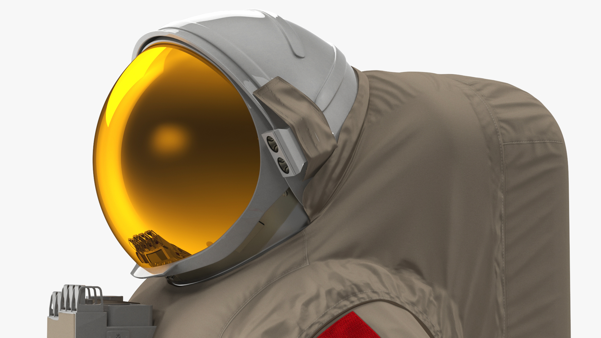 3D model China Feitian Space Suit Rigged for Cinema 4D