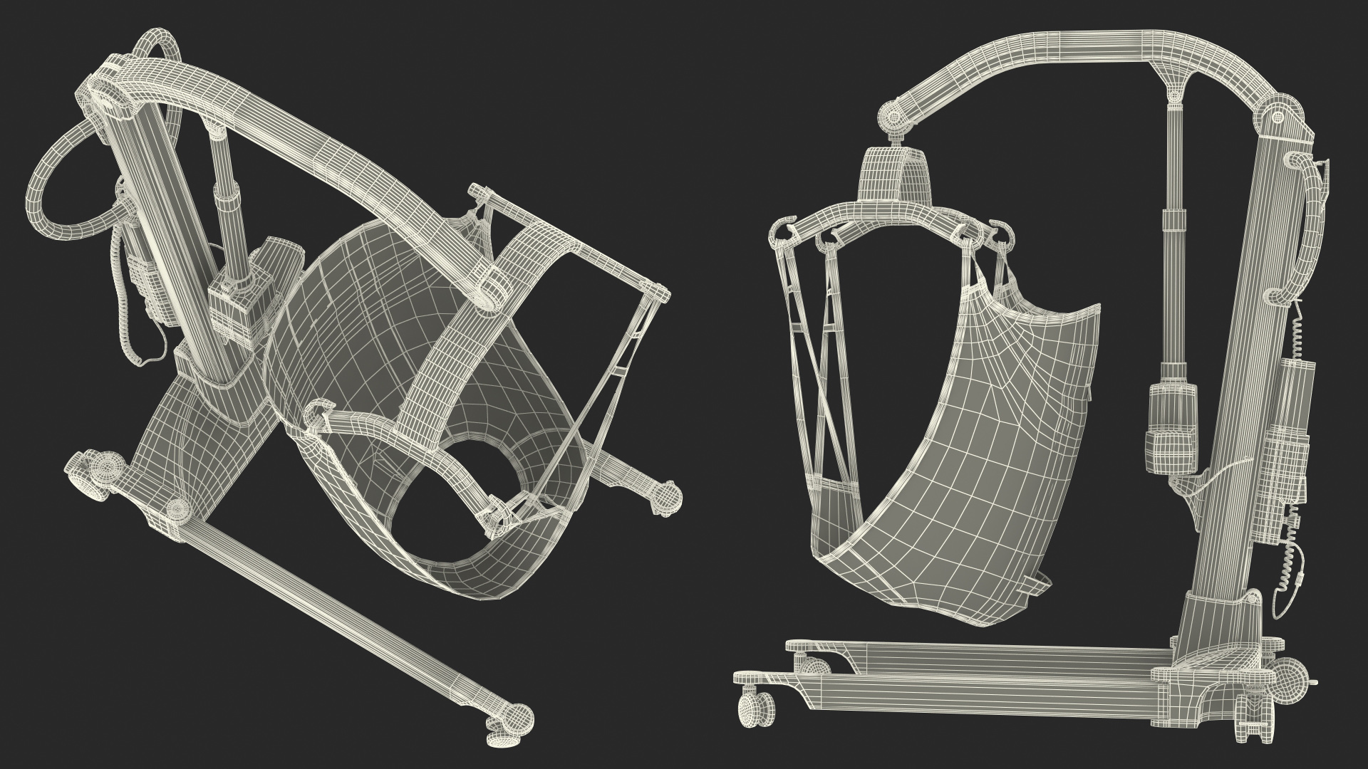 3D Patient Lift with Sling model