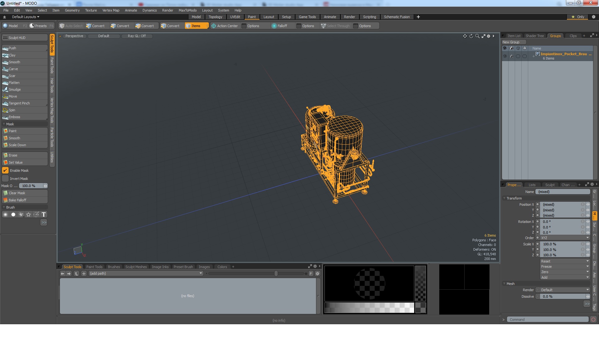 3D Impiantinox Pocket Brau Microbrewery