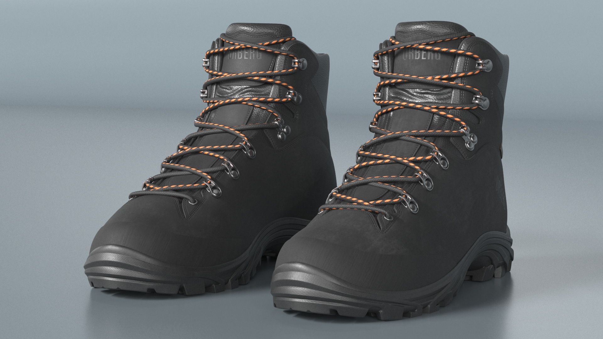 Urberg Boots for Hiking Black 3D model