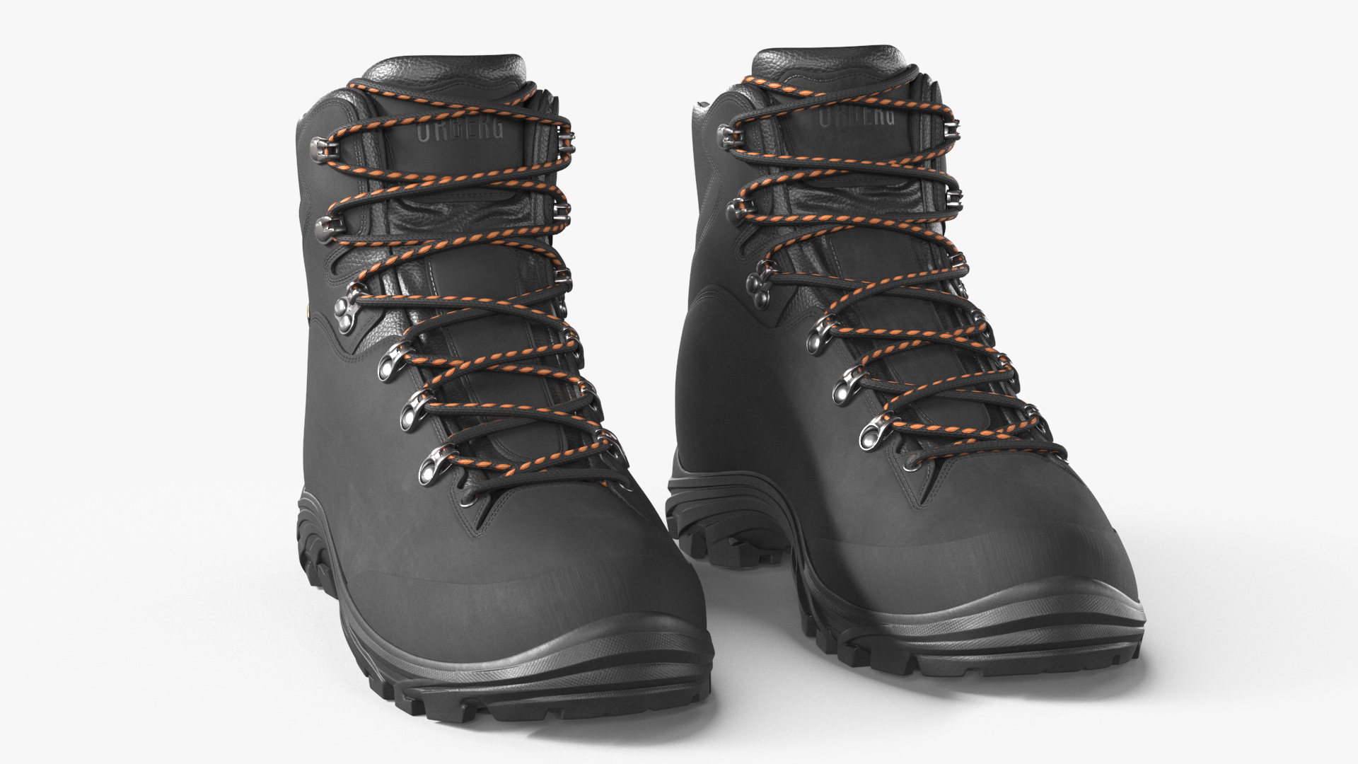 Urberg Boots for Hiking Black 3D model