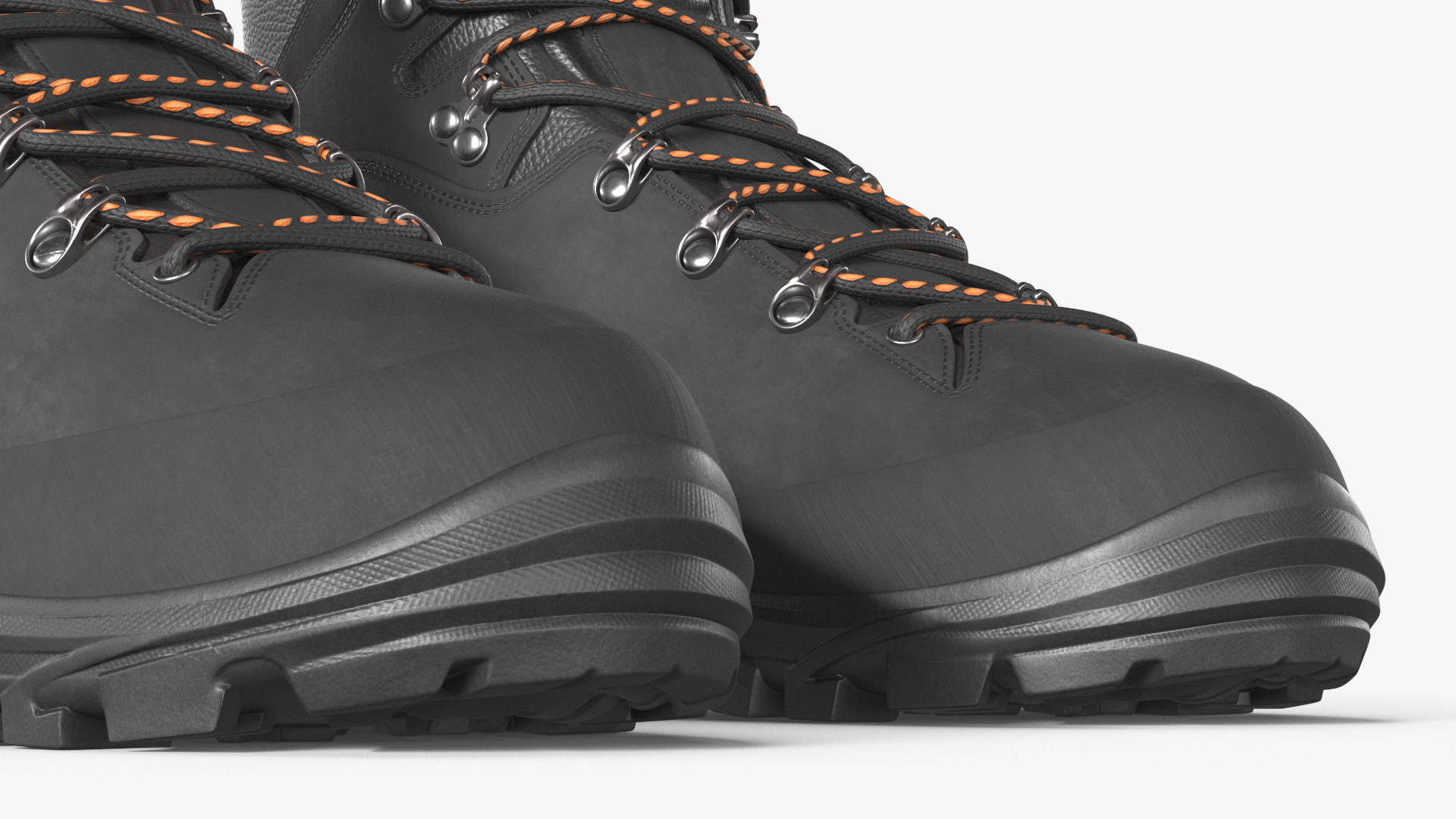 Urberg Boots for Hiking Black 3D model