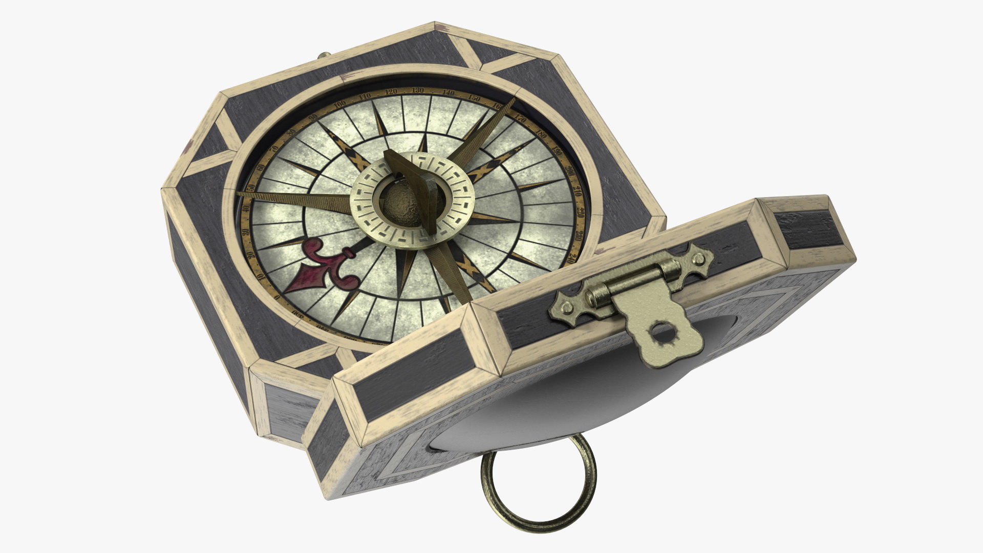 Jack Sparrow Compass Closed 3D