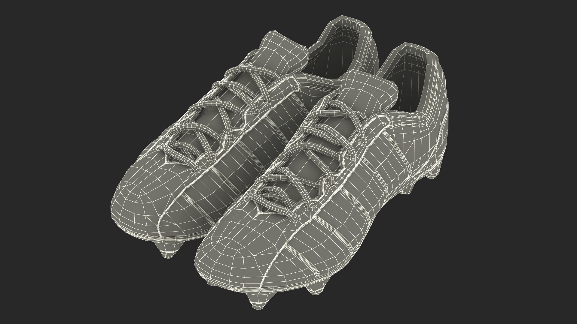 3D Soccer Cleats Pair model