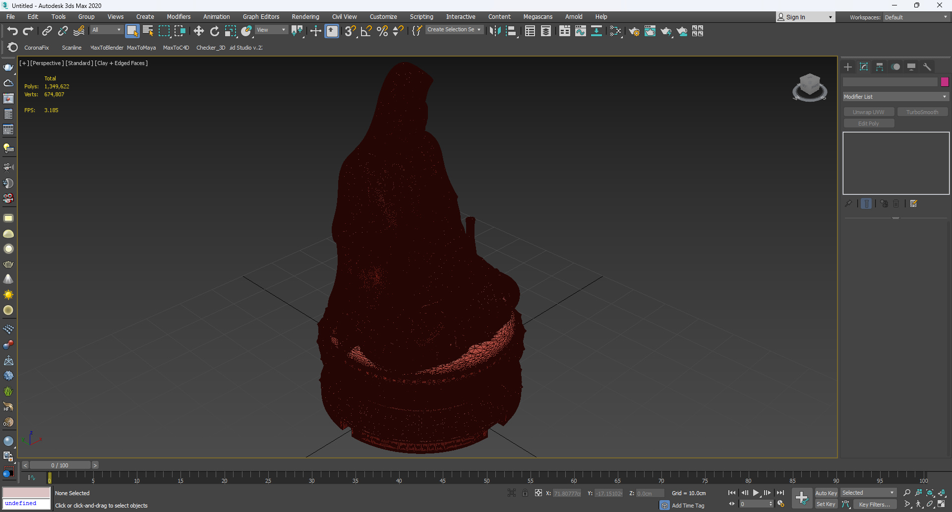 3D Guanyin of Mount Xiqiao for 3D Print