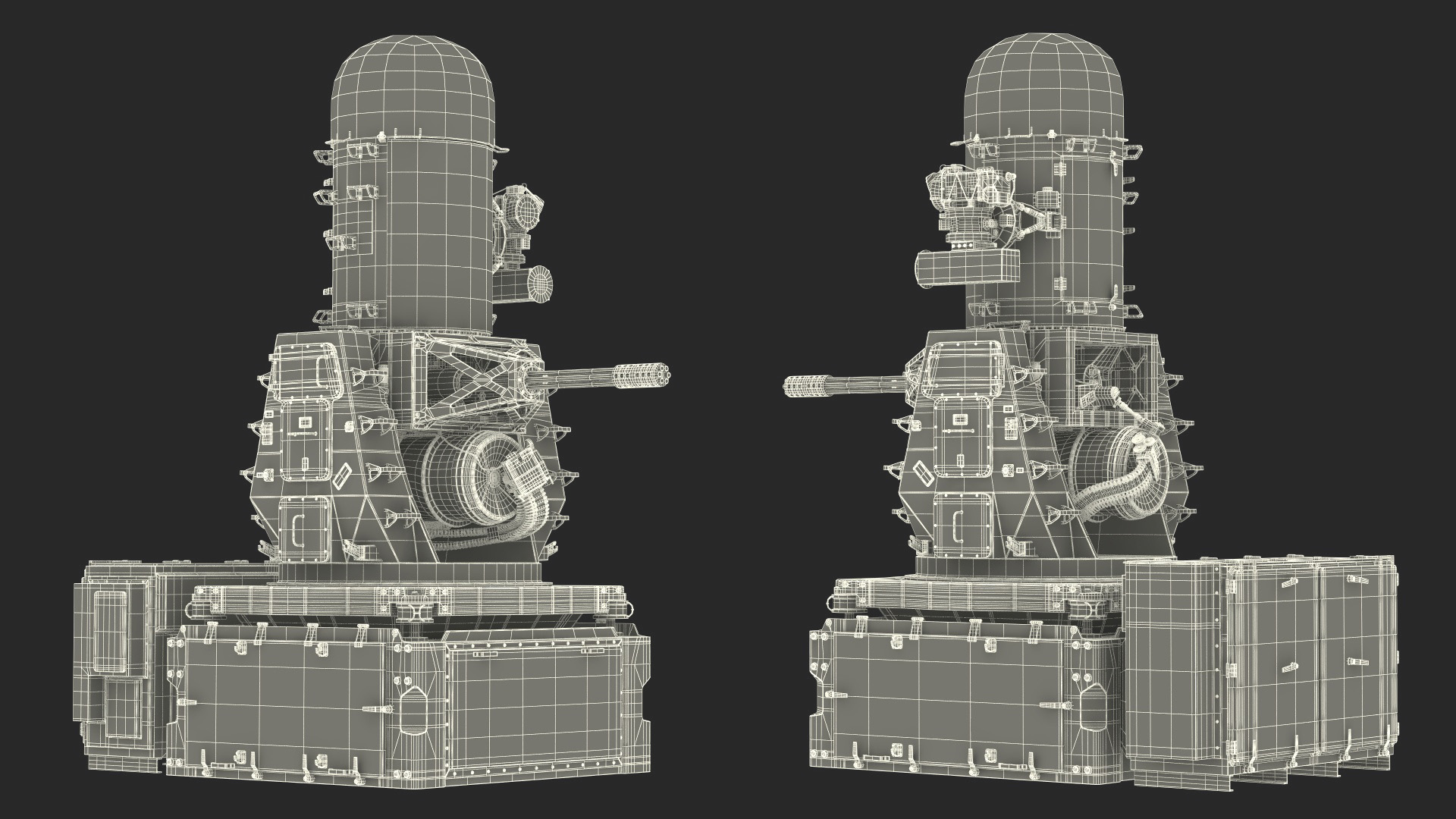 3D Mark 15 Phalanx Close-In Weapon System Sand model