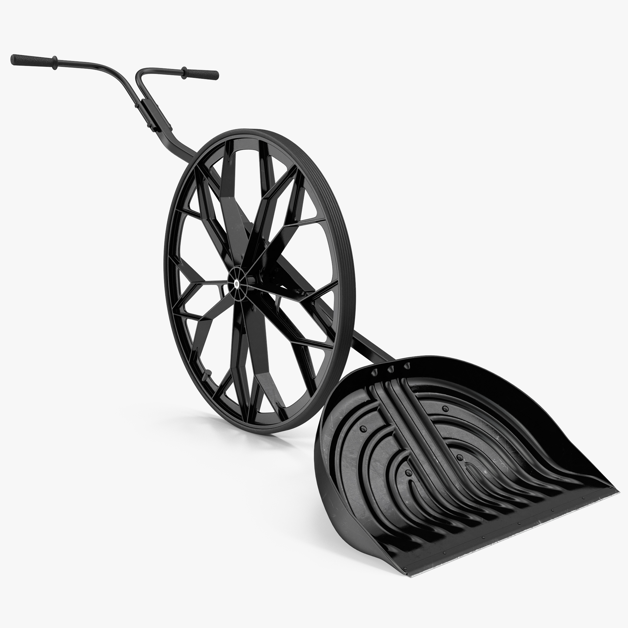 Wheeled Snow Shovel Snow Wolf 3D model