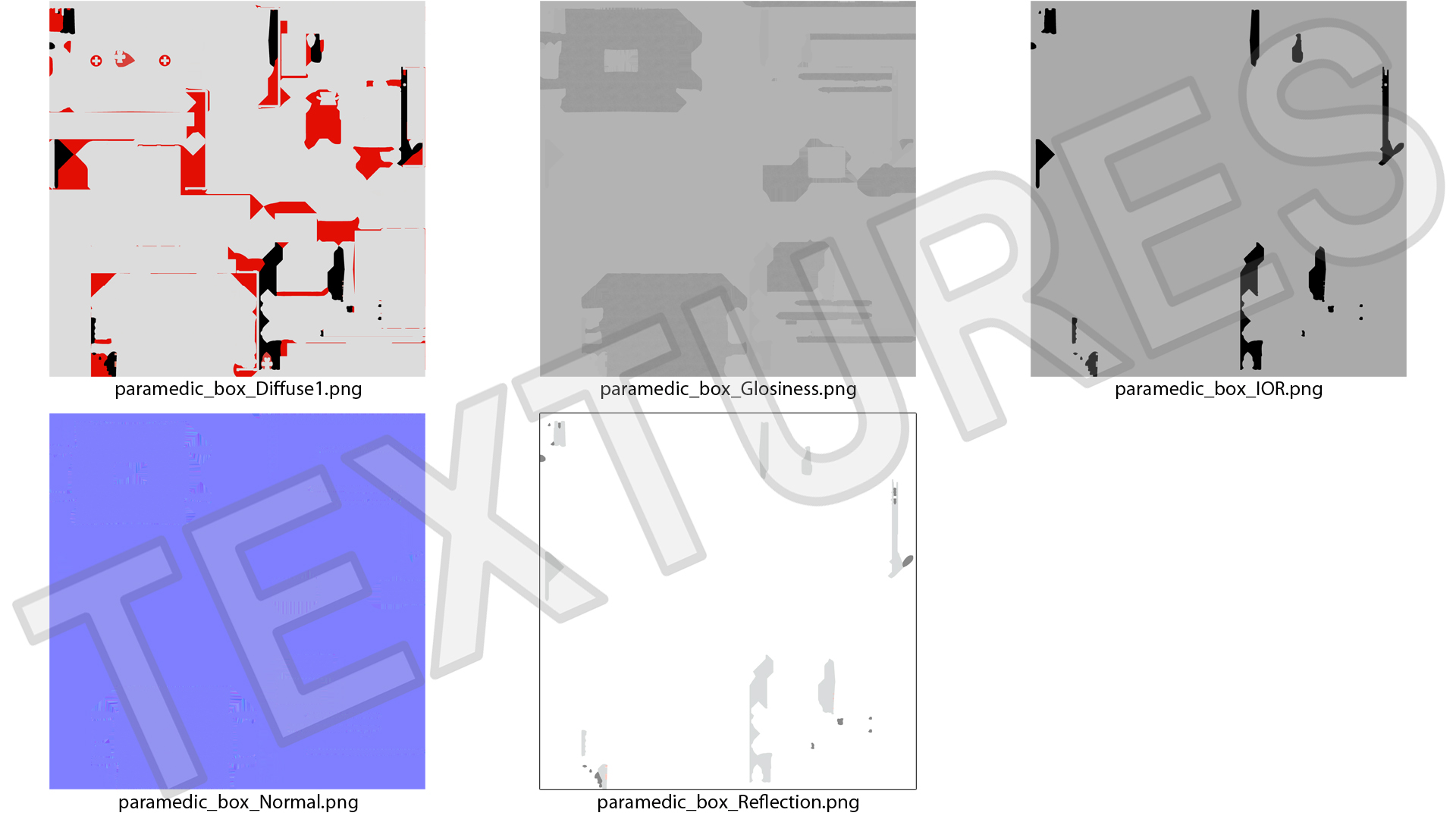 3D Paramedic Box model