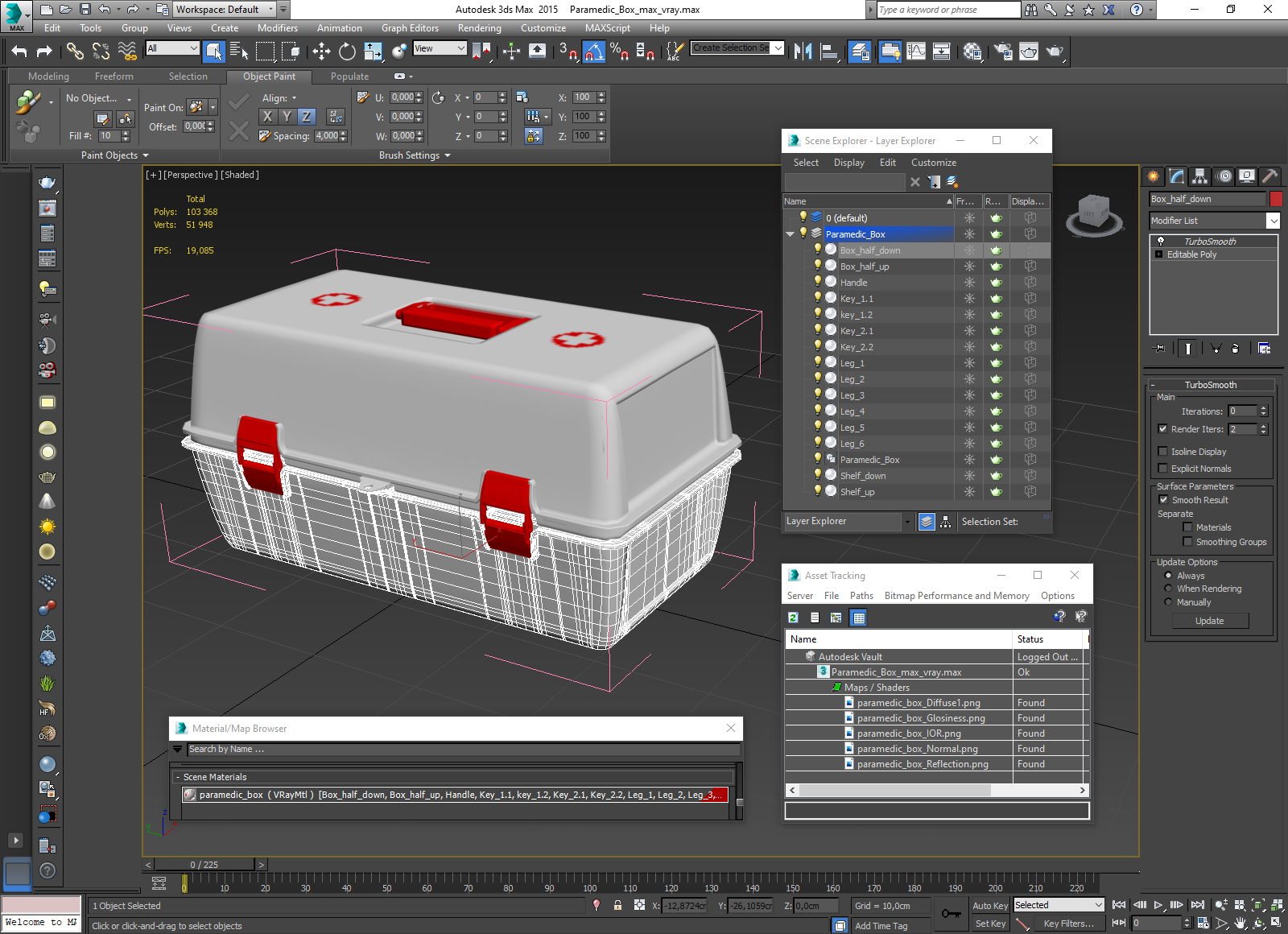 3D Paramedic Box model