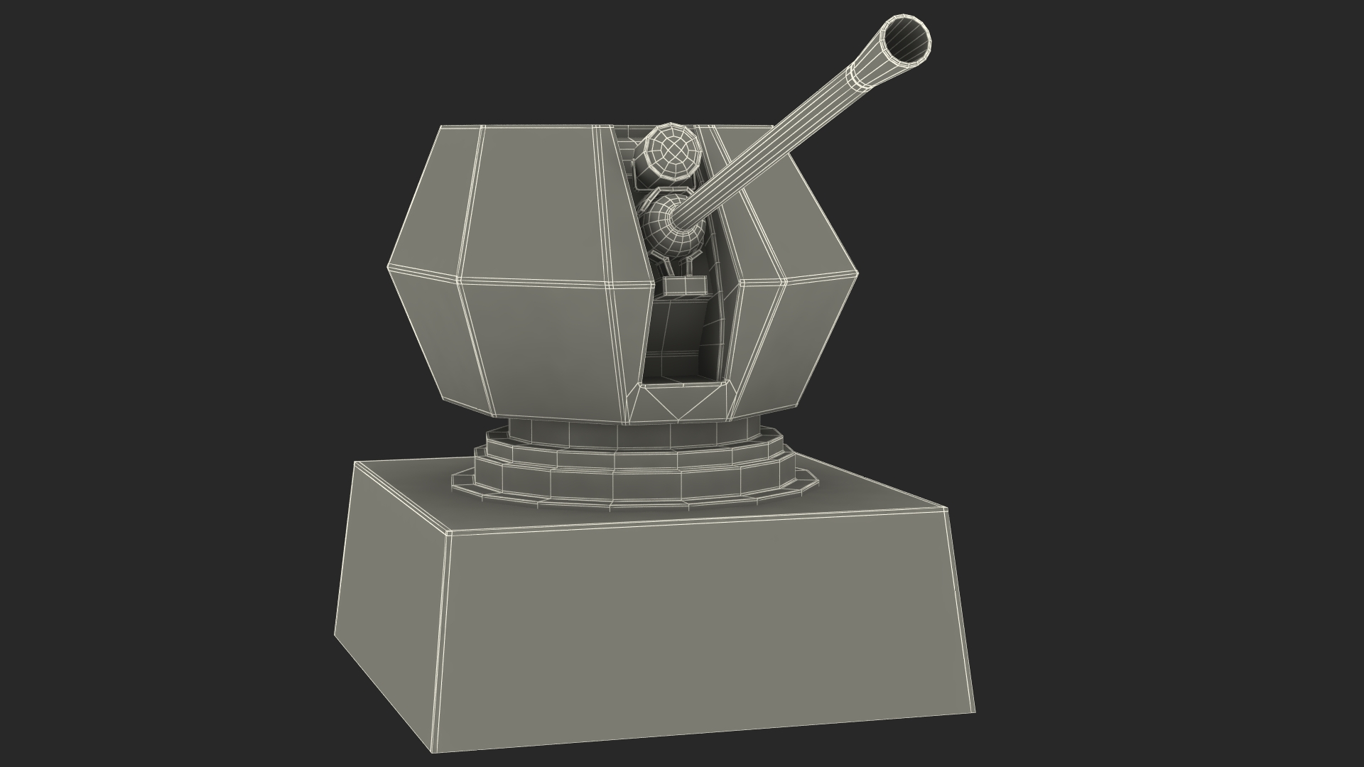 3D Generic Turret Gun model