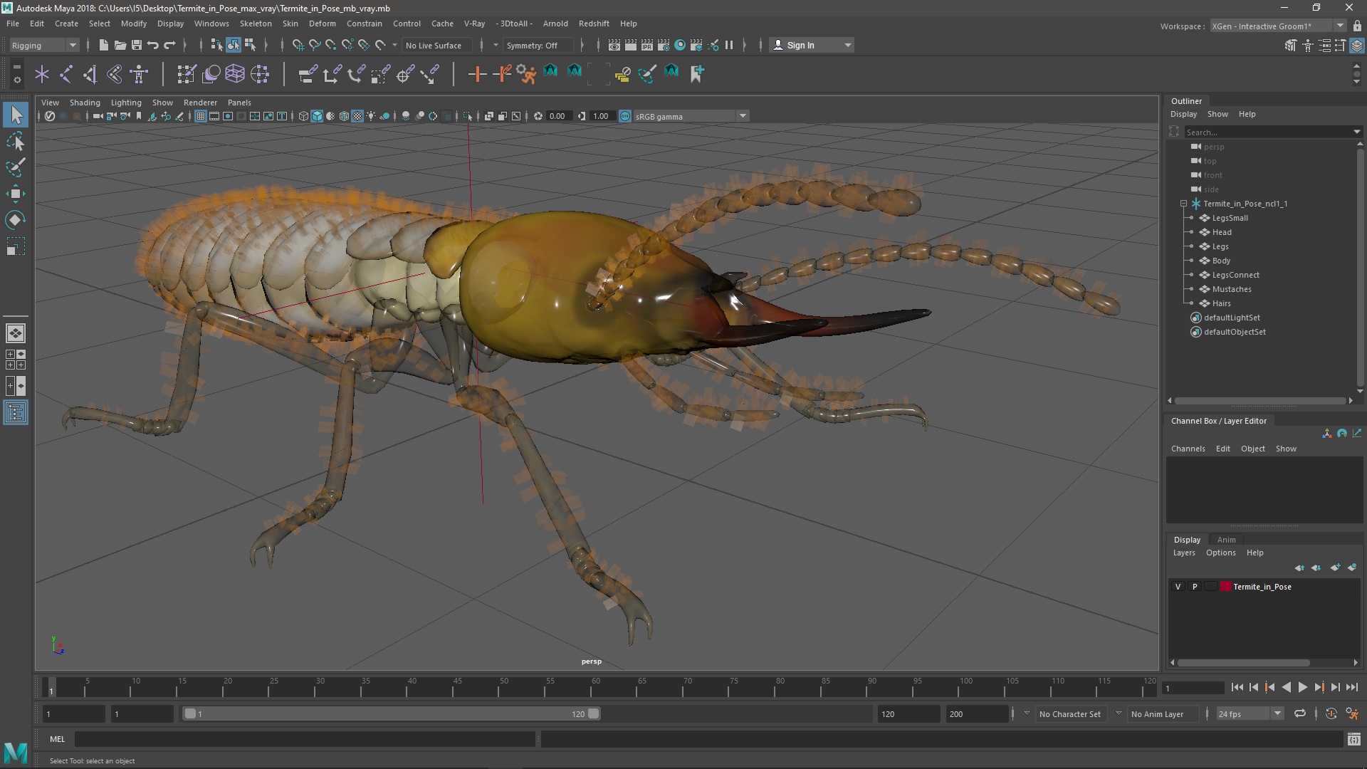 Termite in Static Pose 3D