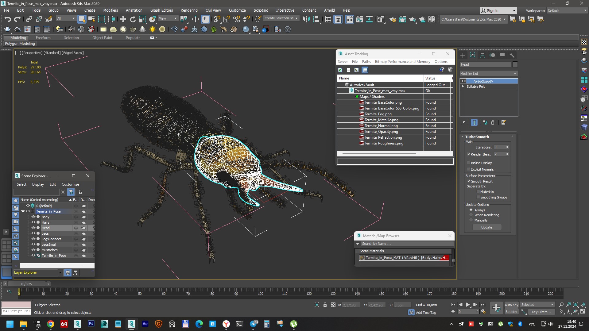 Termite in Static Pose 3D