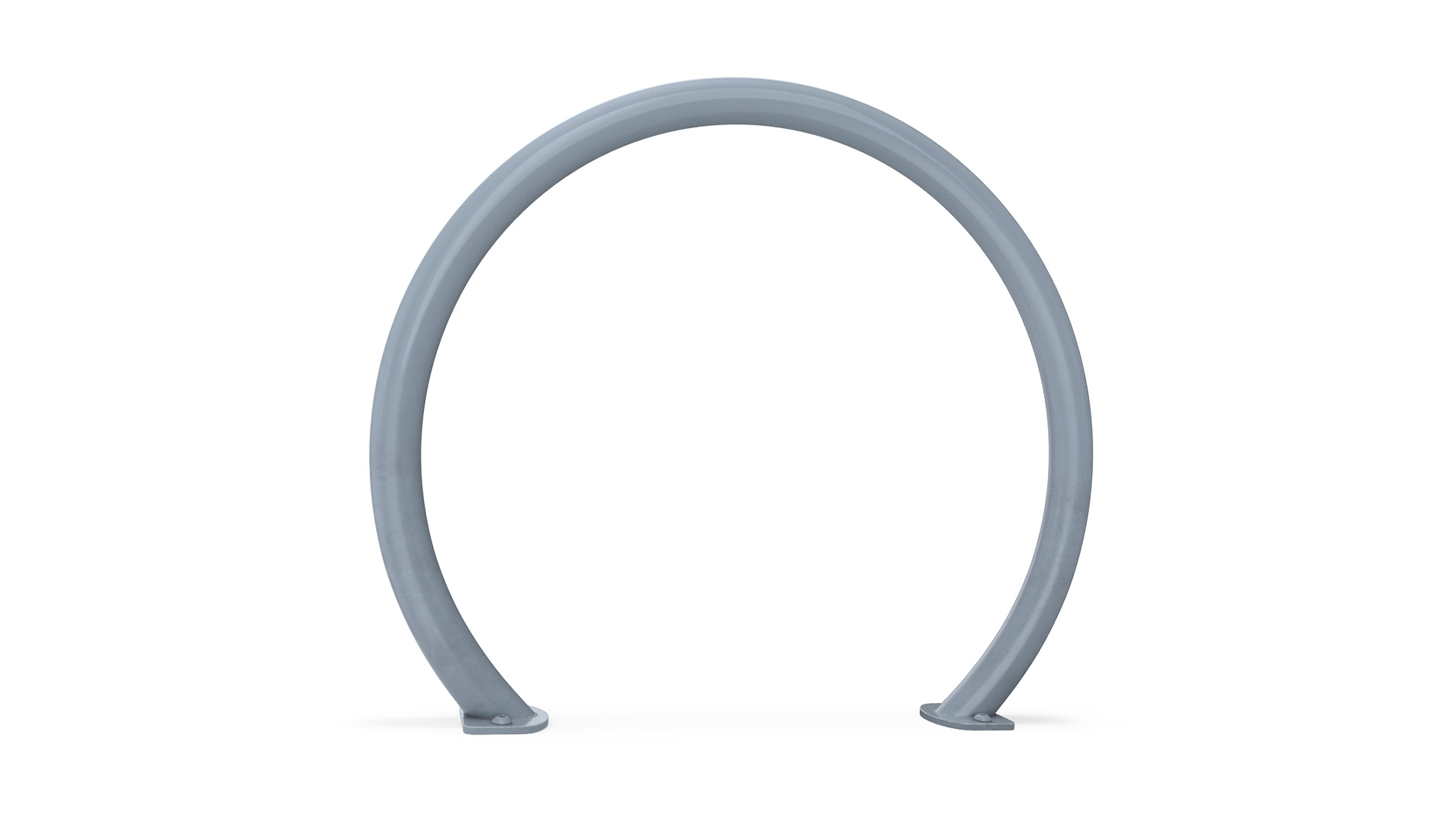 Circle Bicycle Rack Grey 3D model