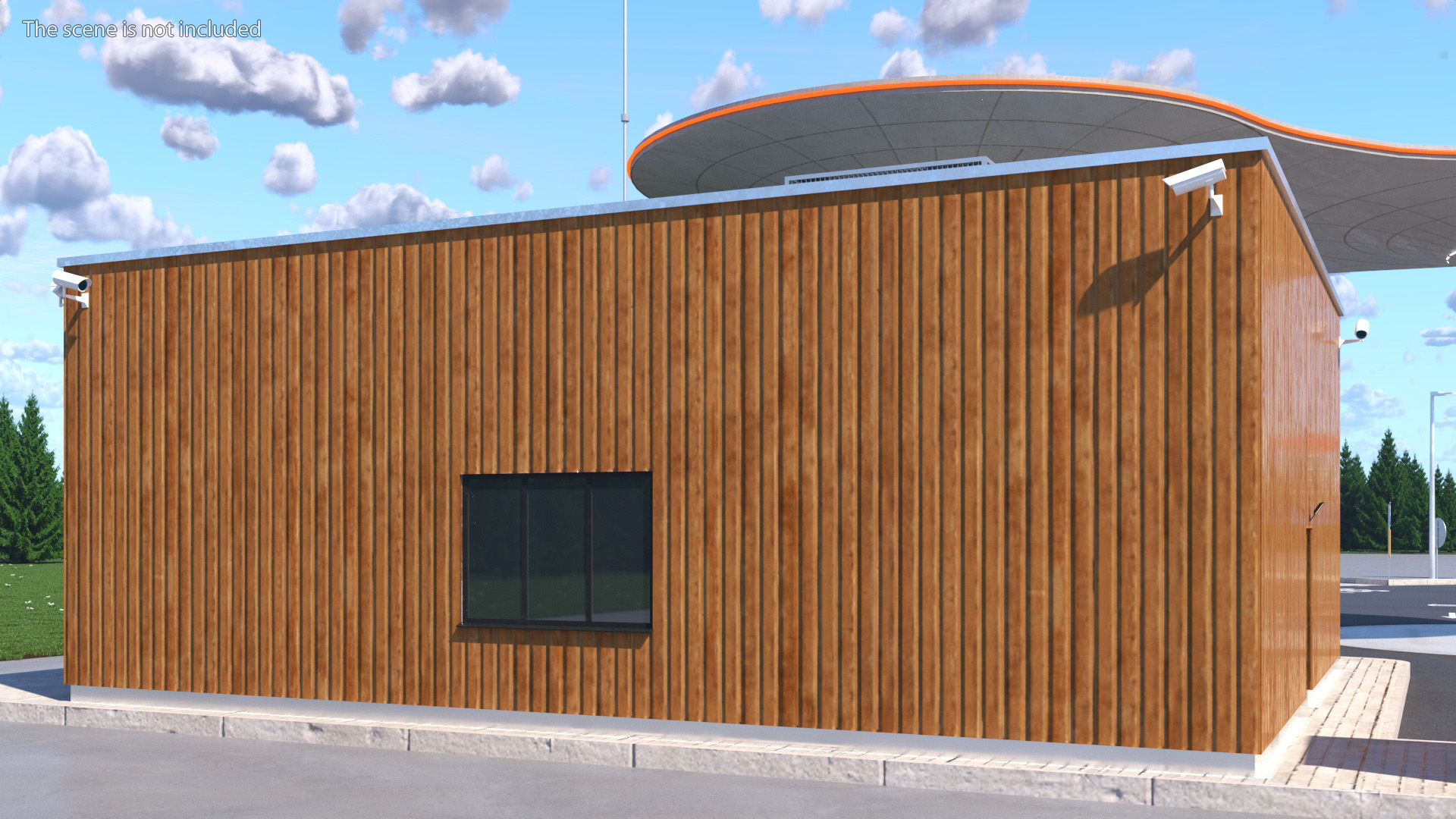 Small Shop Building 3D model