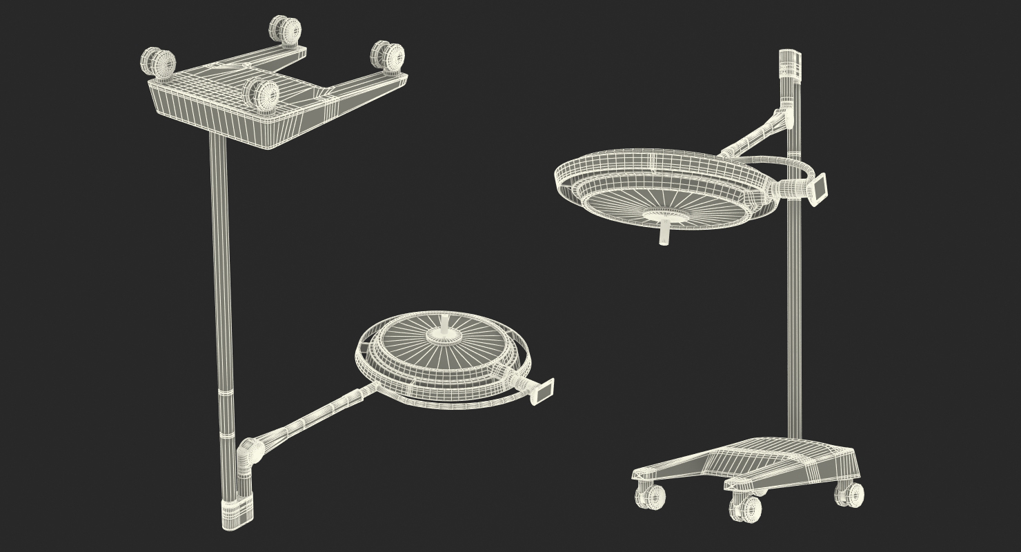 Berchtold Chromophare Modular Surgical Light 3D model