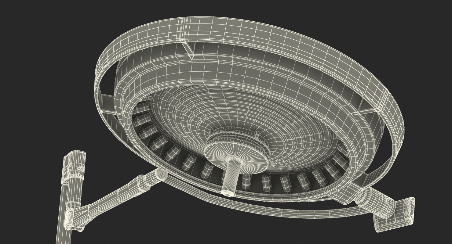 Berchtold Chromophare Modular Surgical Light 3D model