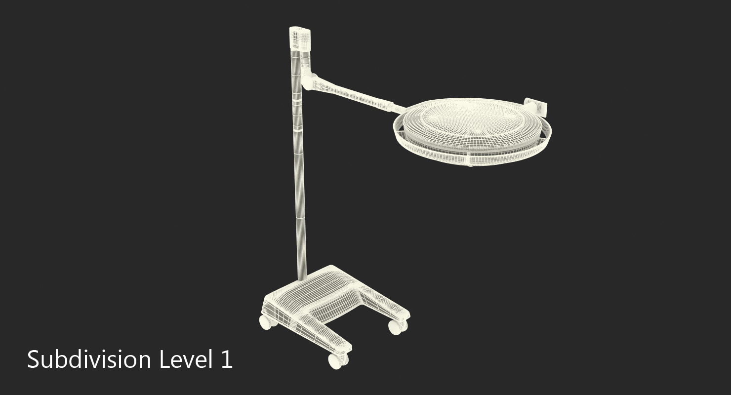 Berchtold Chromophare Modular Surgical Light 3D model