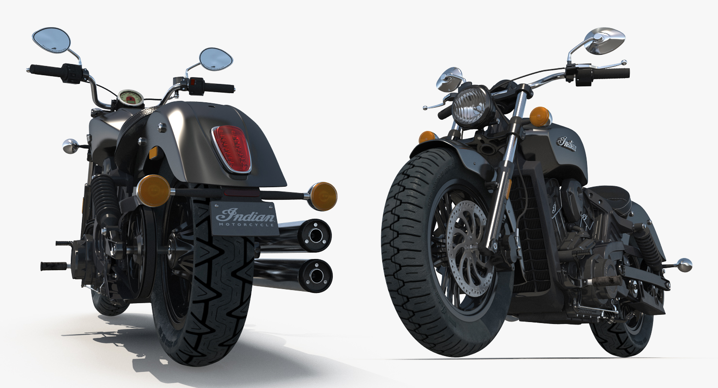 Motorcycle Indian Scout Sixty 2016 3D model