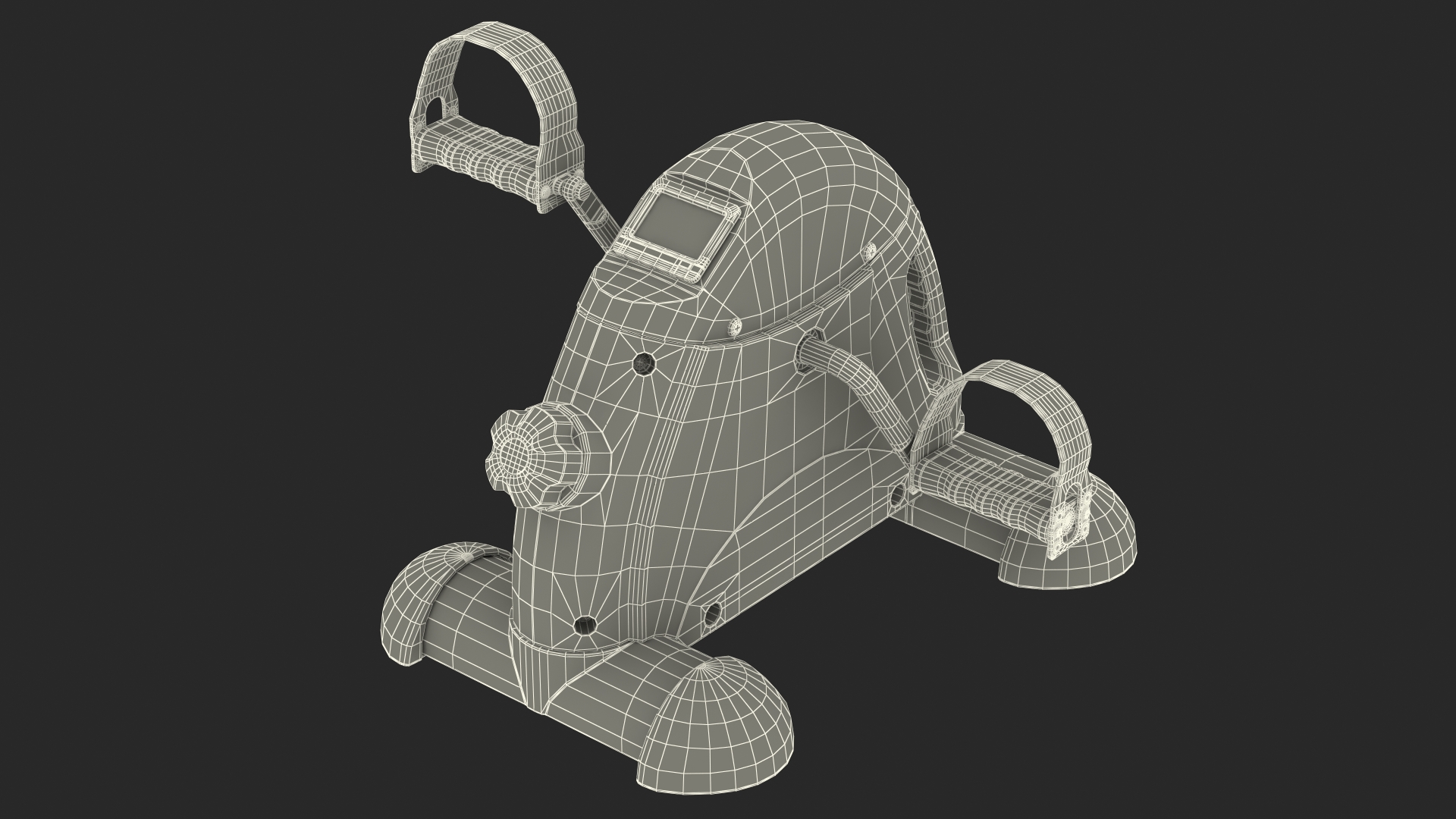 Mini Exercise Bike Black 3D model