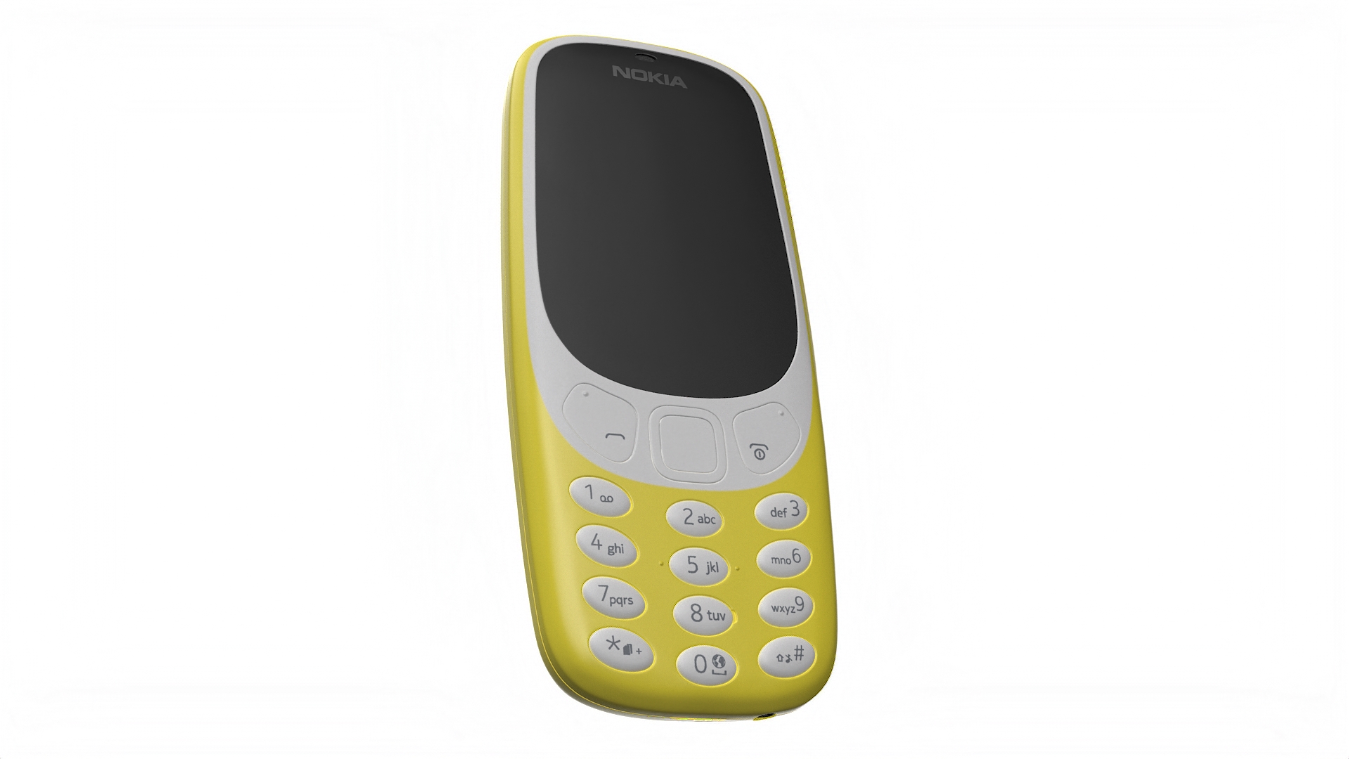 3D Nokia 3310 New Yellow