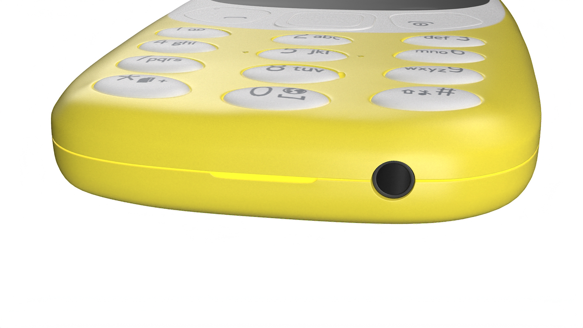 3D Nokia 3310 New Yellow