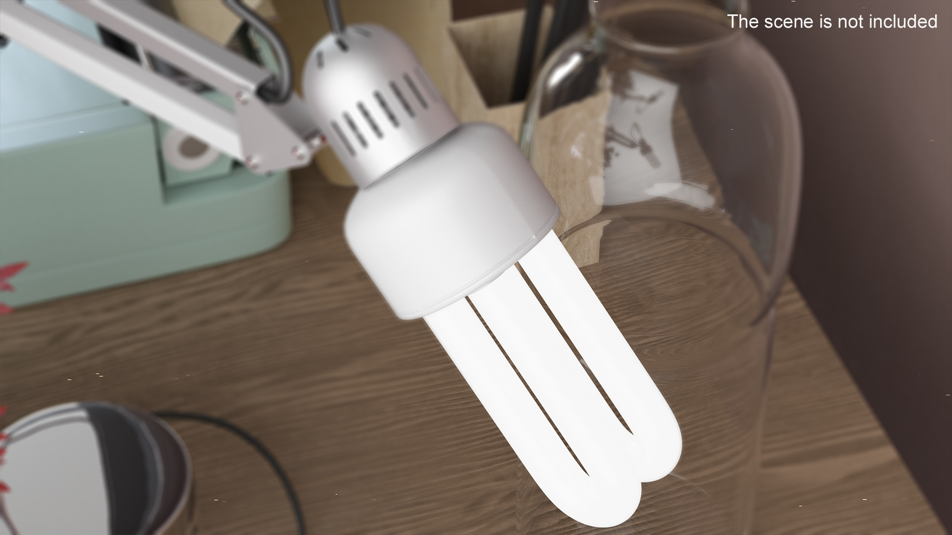 3D Energy Saving Bulb model