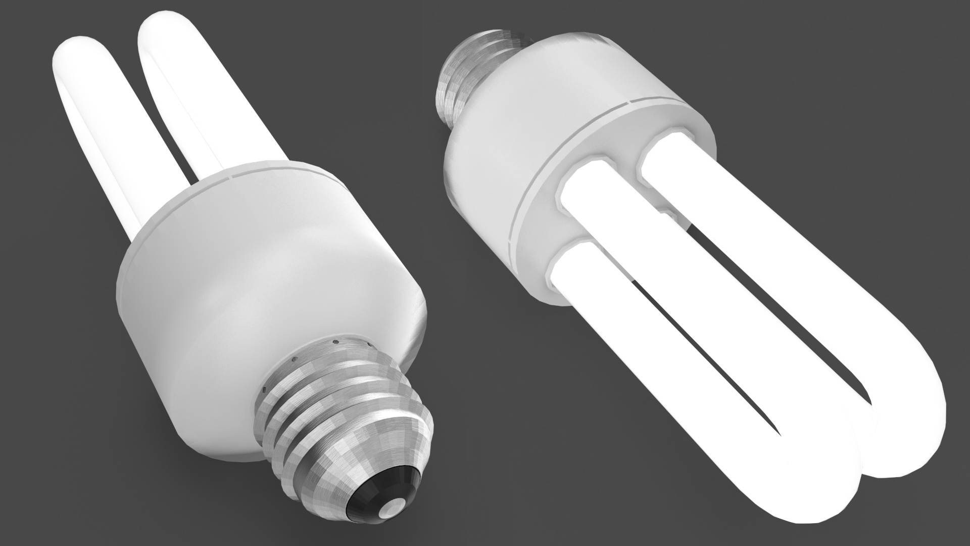 3D Energy Saving Bulb model