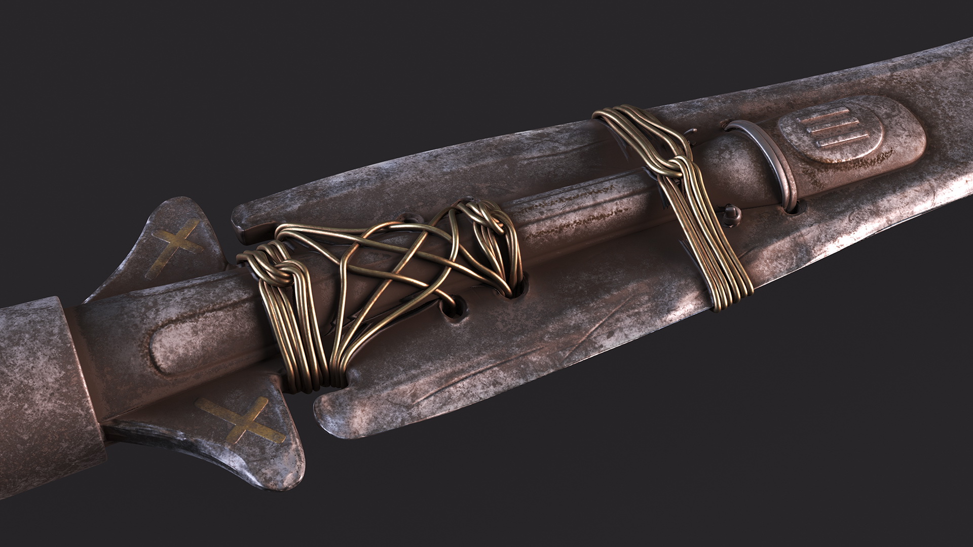 Ancient Roman Spear 3D model