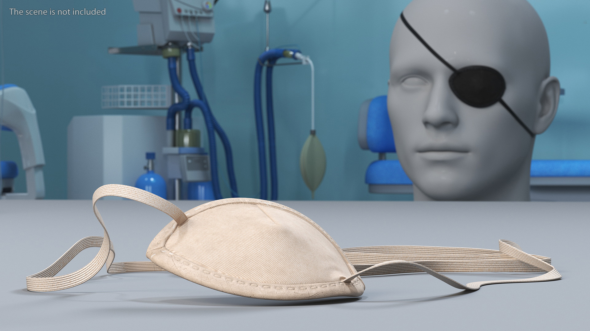 3D Medical Eyepatch Nude