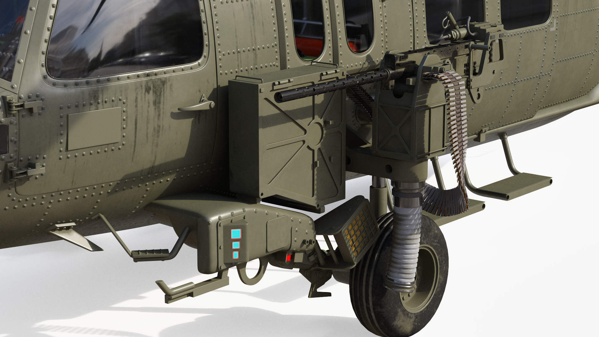 3D Combat Rescue Helicopter Sikorsky HH60 Pave Hawk model