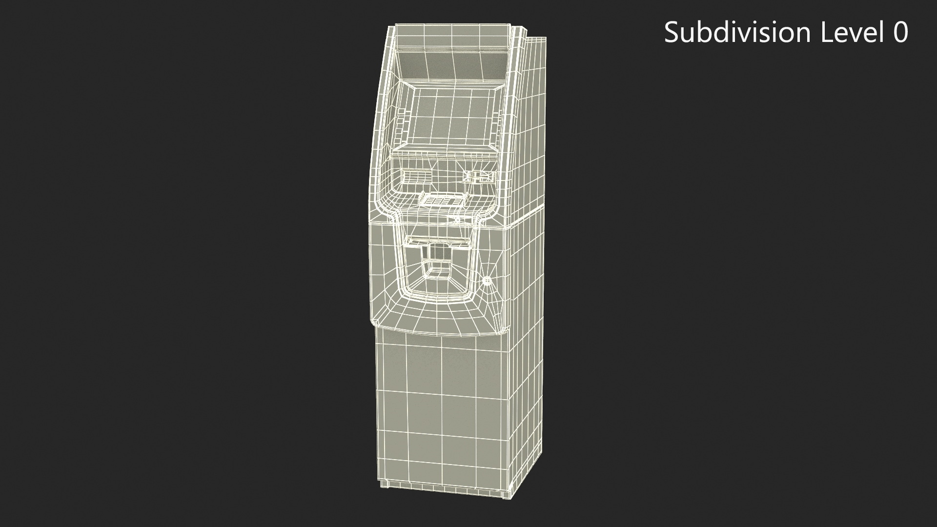 3D Bank ATM Cash Machine