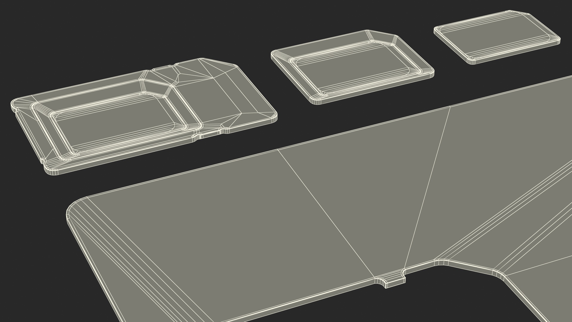 3D Vodafone Sim Card Types model