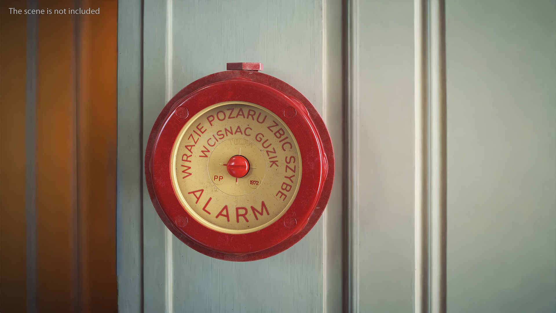 3D model Vintage alarm button